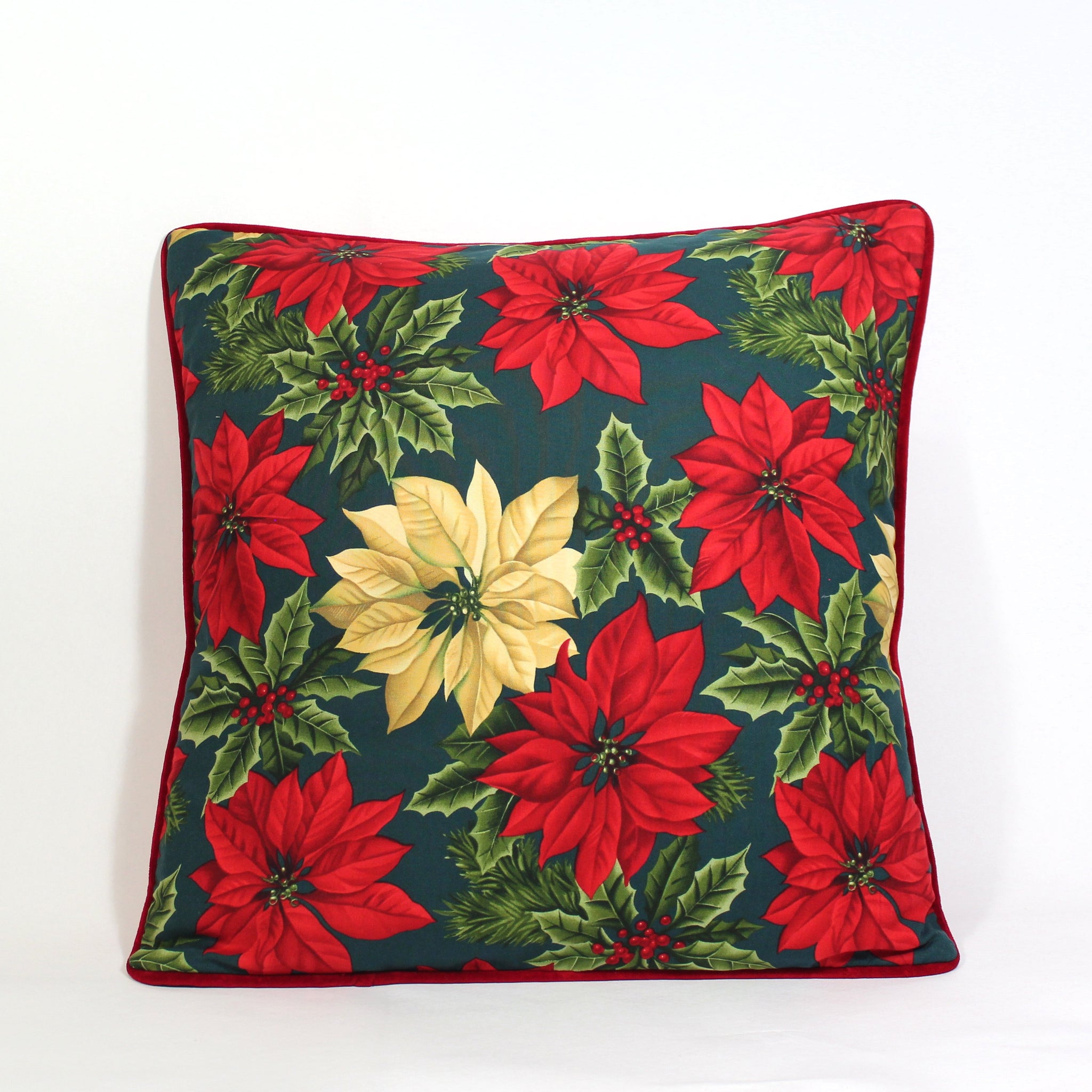 Cushion - Royal Poinsettia - 45 x 45 cm