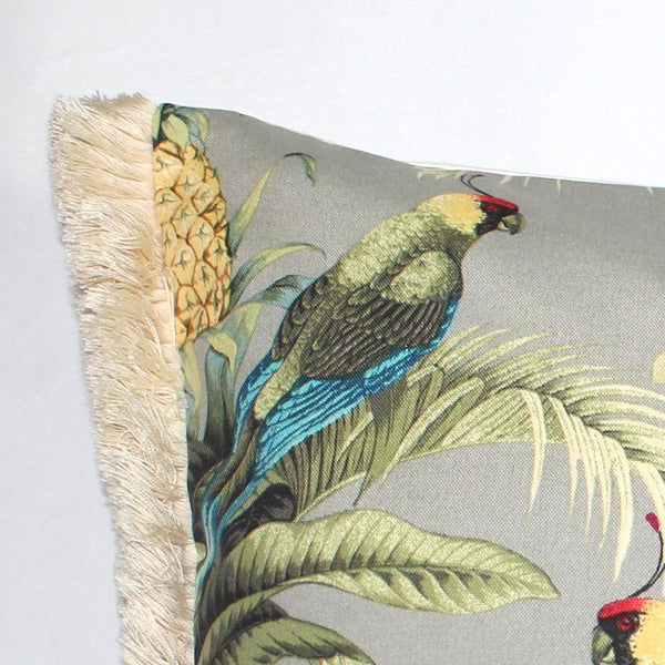 Cushion - Paradise Parrot Cream - 50 x 70 cm