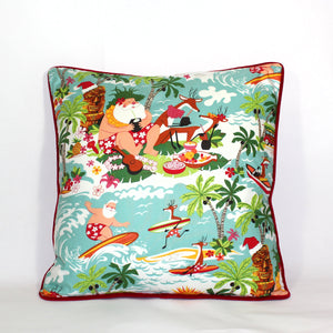 Cushion - St Nick Goes Tiki - 45 x 45 cm