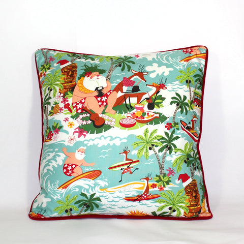 Cushion - St Nick Goes Tiki - 45 x 45 cm